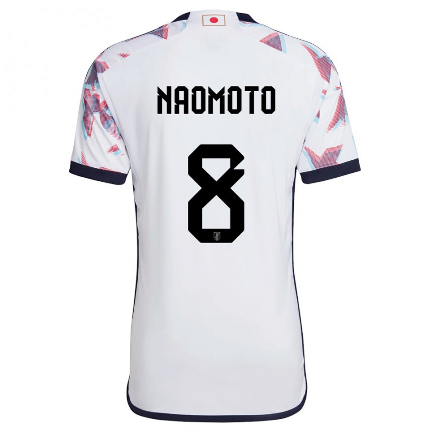 Hombre Camiseta Japón Hikaru Naomoto #8 Blanco 2ª Equipación 22-24 La Camisa México