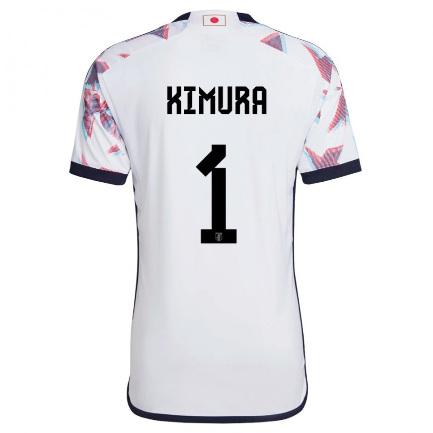 Hombre Camiseta Japón Ryoya Kimura #1 Blanco 2ª Equipación 22-24 La Camisa México