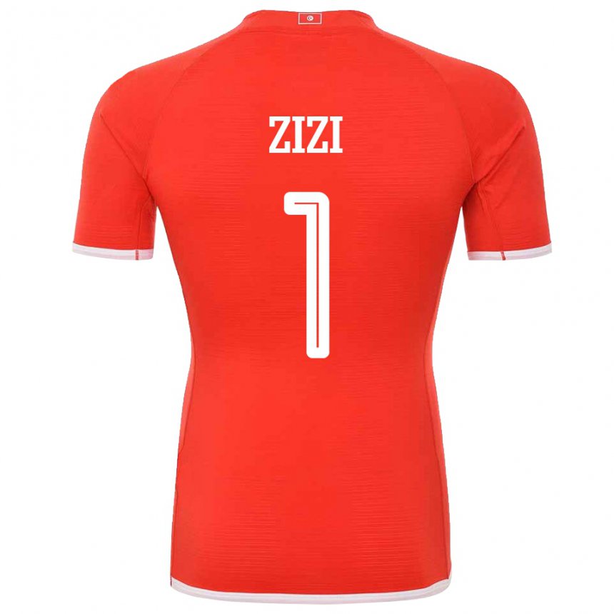 Mujer Camiseta Túnez Nesrine Zizi #1 Rojo 1ª Equipación 22-24 La Camisa México