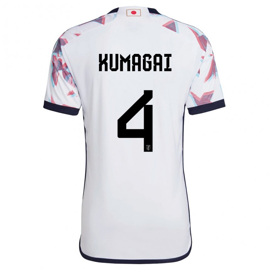 Mujer Camiseta Japón Saki Kumagai #4 Blanco 2ª Equipación 22-24 La Camisa México