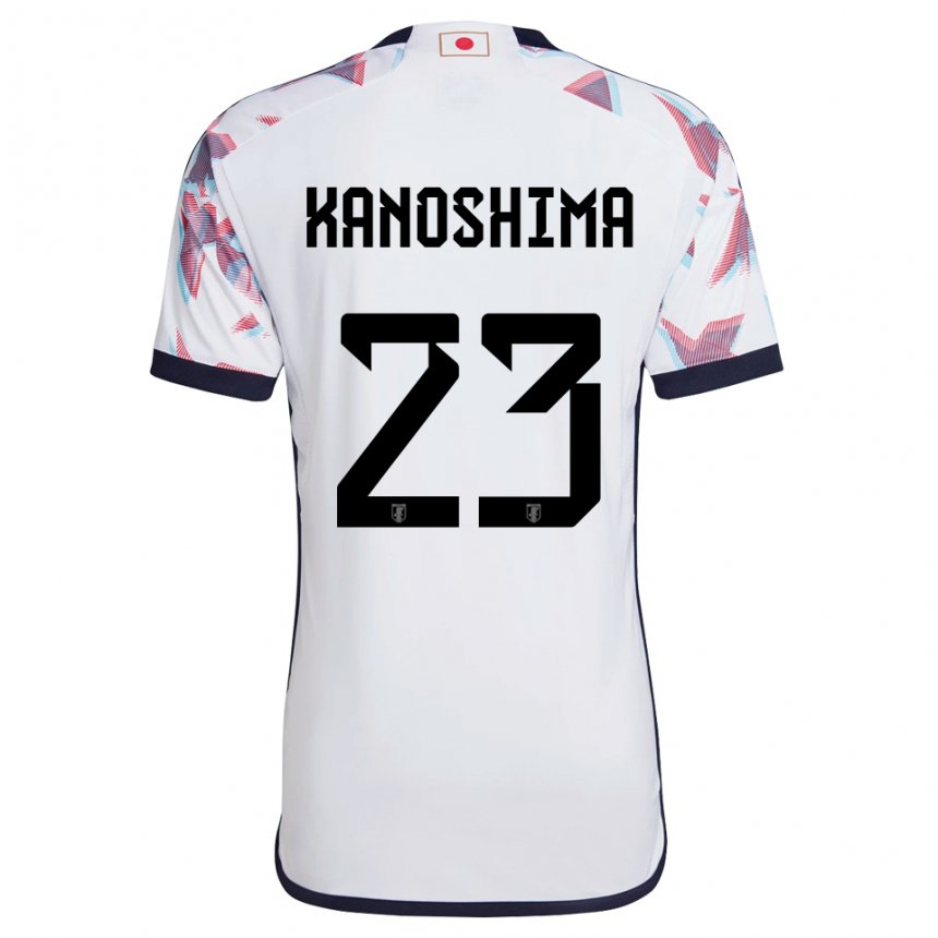Mujer Camiseta Japón Yu Kanoshima #23 Blanco 2ª Equipación 22-24 La Camisa México
