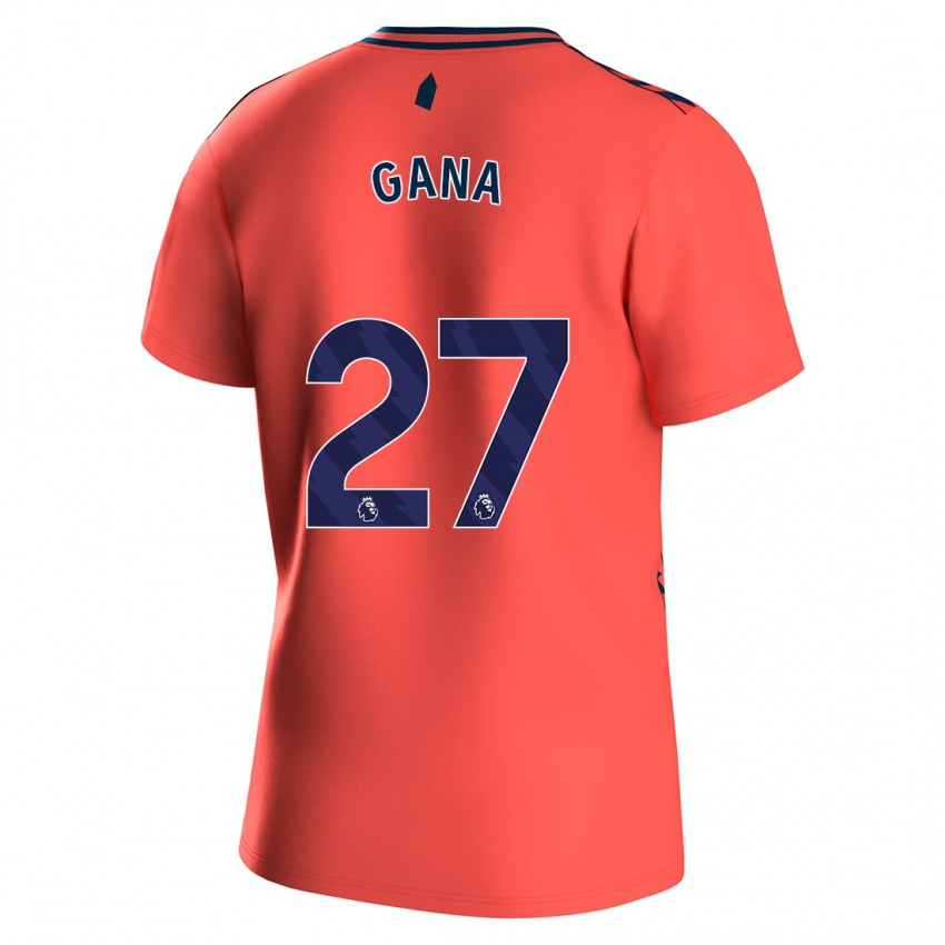 Niño Camiseta Idrissa Gueye #27 Coralino 2ª Equipación 2023/24 La Camisa México