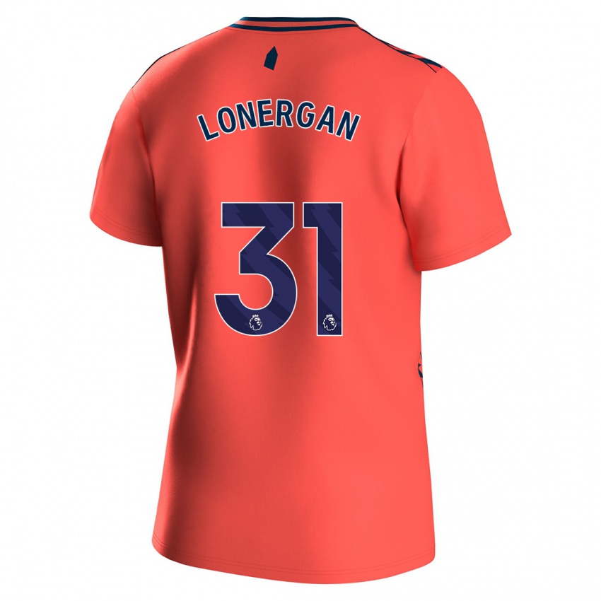 Niño Camiseta Andy Lonergan #31 Coralino 2ª Equipación 2023/24 La Camisa México