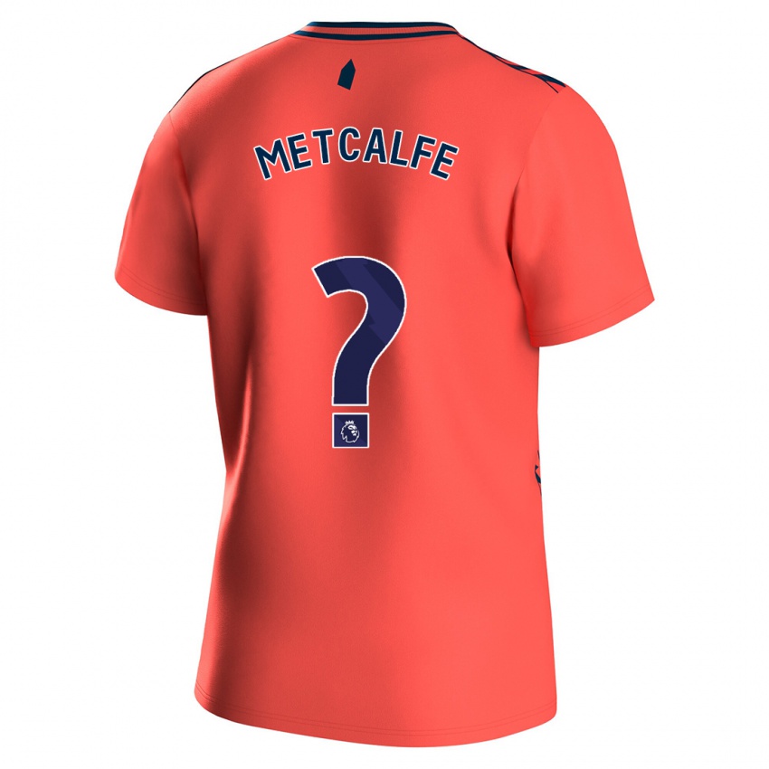 Niño Camiseta Jenson Metcalfe #0 Coralino 2ª Equipación 2023/24 La Camisa México