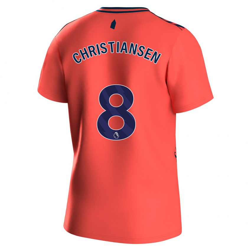 Niño Camiseta Izzy Christiansen #8 Coralino 2ª Equipación 2023/24 La Camisa México