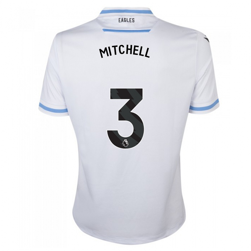 Niño Camiseta Tyrick Mitchell #3 Blanco 2ª Equipación 2023/24 La Camisa México
