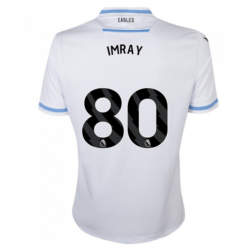 Niño Camiseta Danny Imray #80 Blanco 2ª Equipación 2023/24 La Camisa México