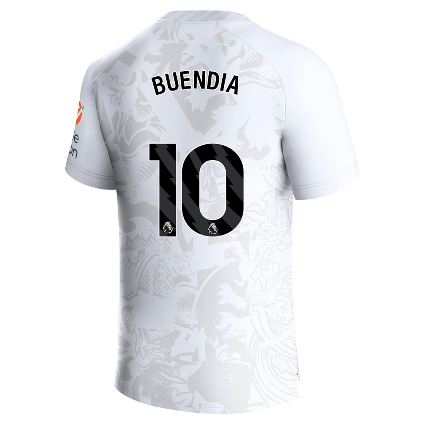 Niño Camiseta Emiliano Buendía #10 Blanco 2ª Equipación 2023/24 La Camisa México