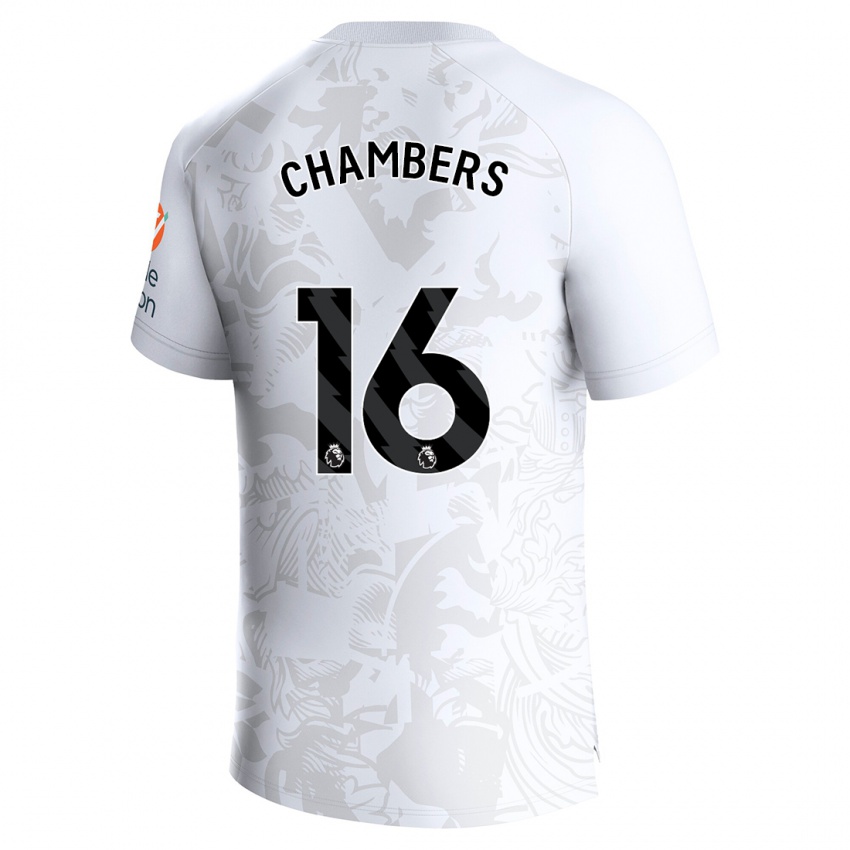 Niño Camiseta Calum Chambers #16 Blanco 2ª Equipación 2023/24 La Camisa México