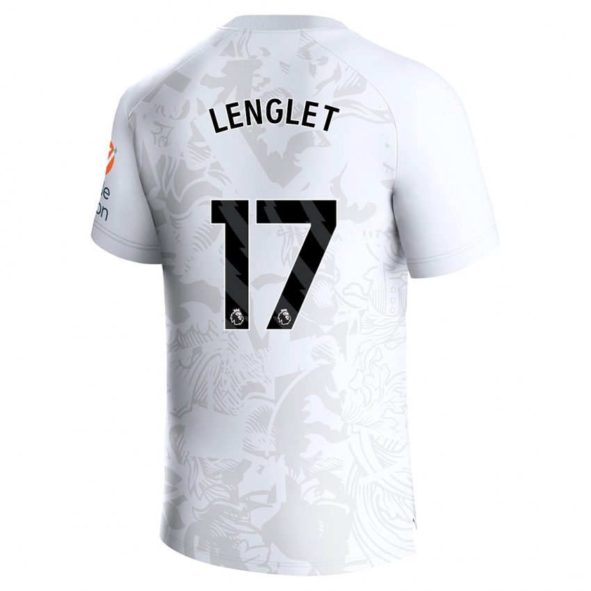 Niño Camiseta Clement Lenglet #17 Blanco 2ª Equipación 2023/24 La Camisa México