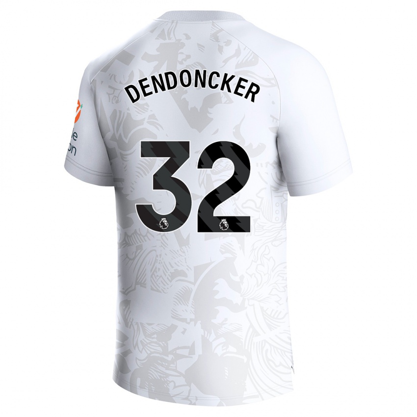 Niño Camiseta Leander Dendoncker #32 Blanco 2ª Equipación 2023/24 La Camisa México