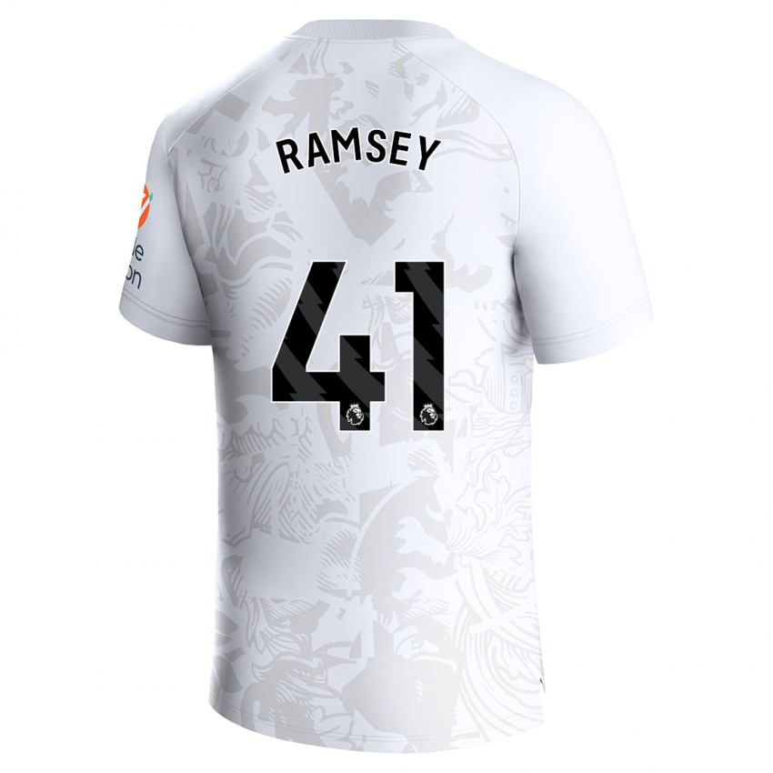 Niño Camiseta Jacob Ramsey #41 Blanco 2ª Equipación 2023/24 La Camisa México