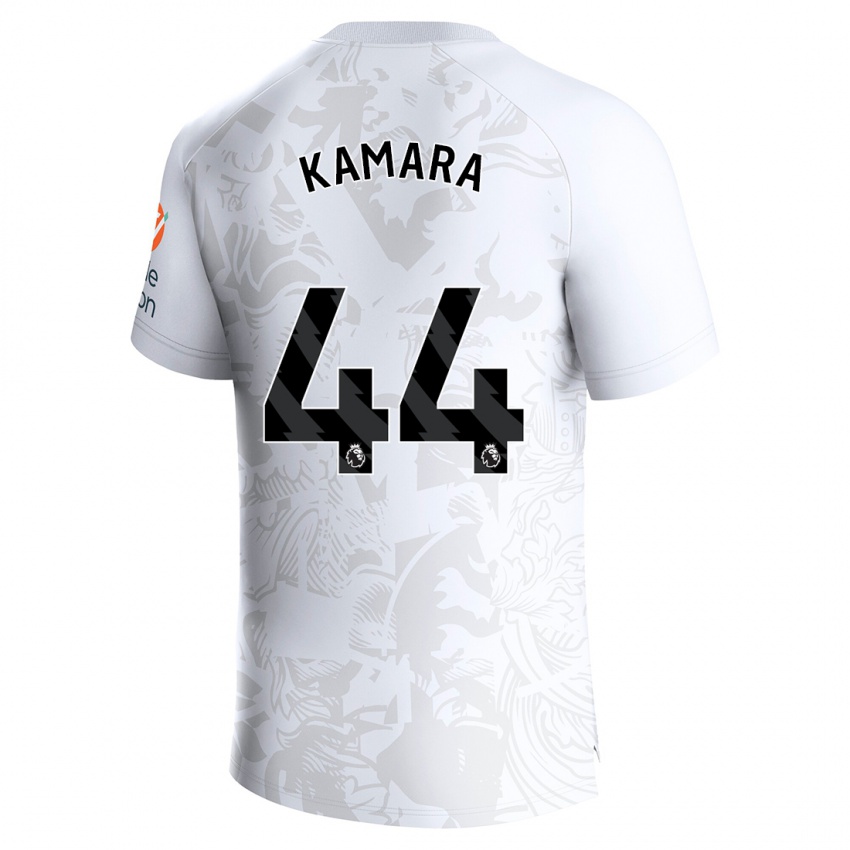Niño Camiseta Boubacar Kamara #44 Blanco 2ª Equipación 2023/24 La Camisa México