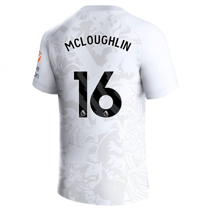 Niño Camiseta Olivia Mcloughlin #16 Blanco 2ª Equipación 2023/24 La Camisa México