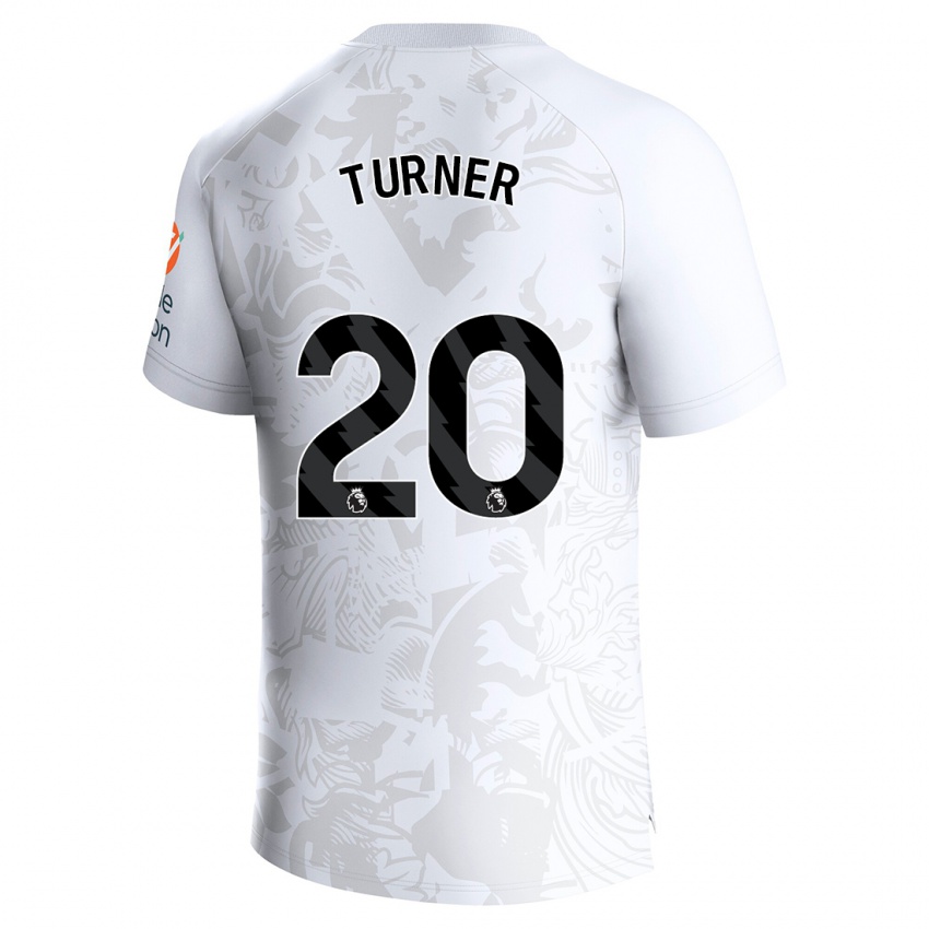 Niño Camiseta Danielle Turner #20 Blanco 2ª Equipación 2023/24 La Camisa México