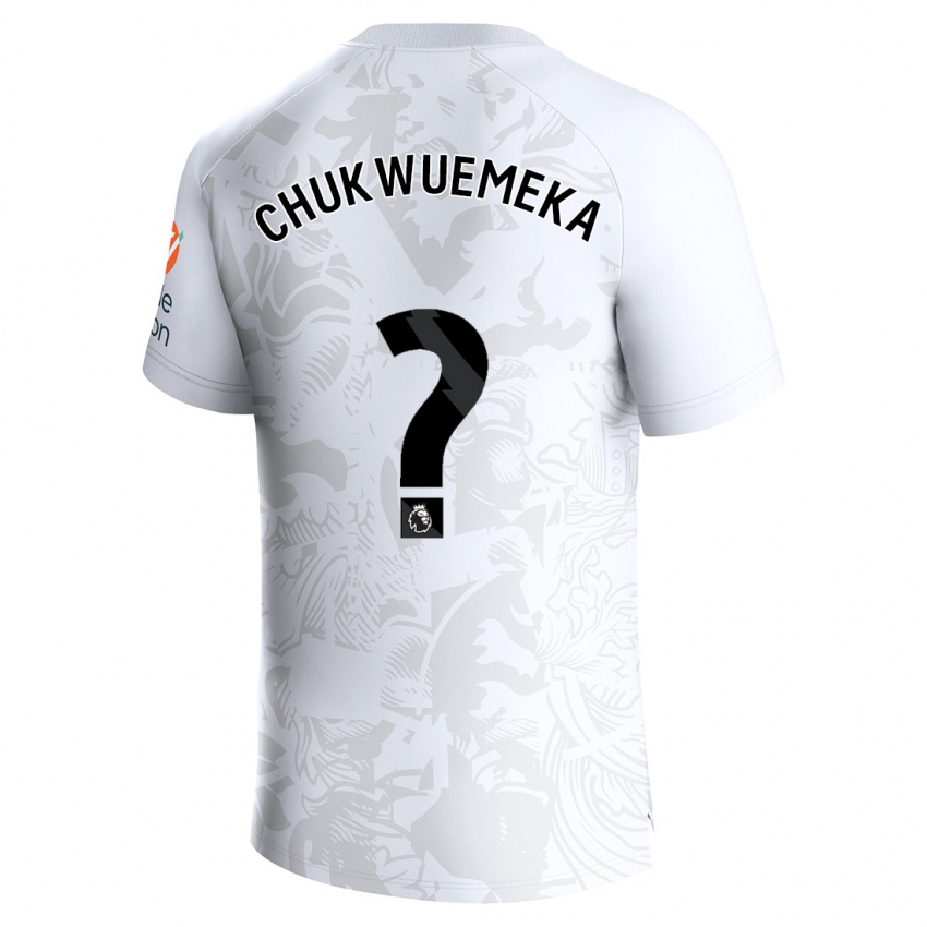 Niño Camiseta Caleb Chukwuemeka #0 Blanco 2ª Equipación 2023/24 La Camisa México