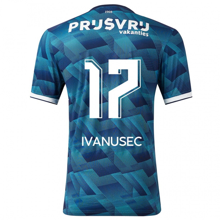 Niño Camiseta Luka Ivanusec #17 Azul 2ª Equipación 2023/24 La Camisa México