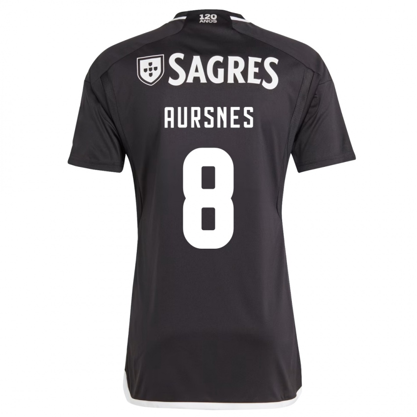 Niño Camiseta Fredrik Aursnes #8 Negro 2ª Equipación 2023/24 La Camisa México