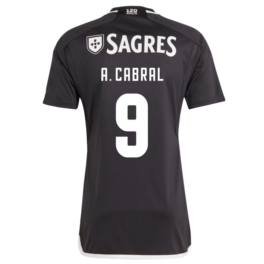 Niño Camiseta Arthur Cabral #9 Negro 2ª Equipación 2023/24 La Camisa México