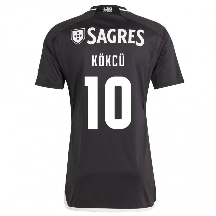 Niño Camiseta Orkun Kökcü #10 Negro 2ª Equipación 2023/24 La Camisa México