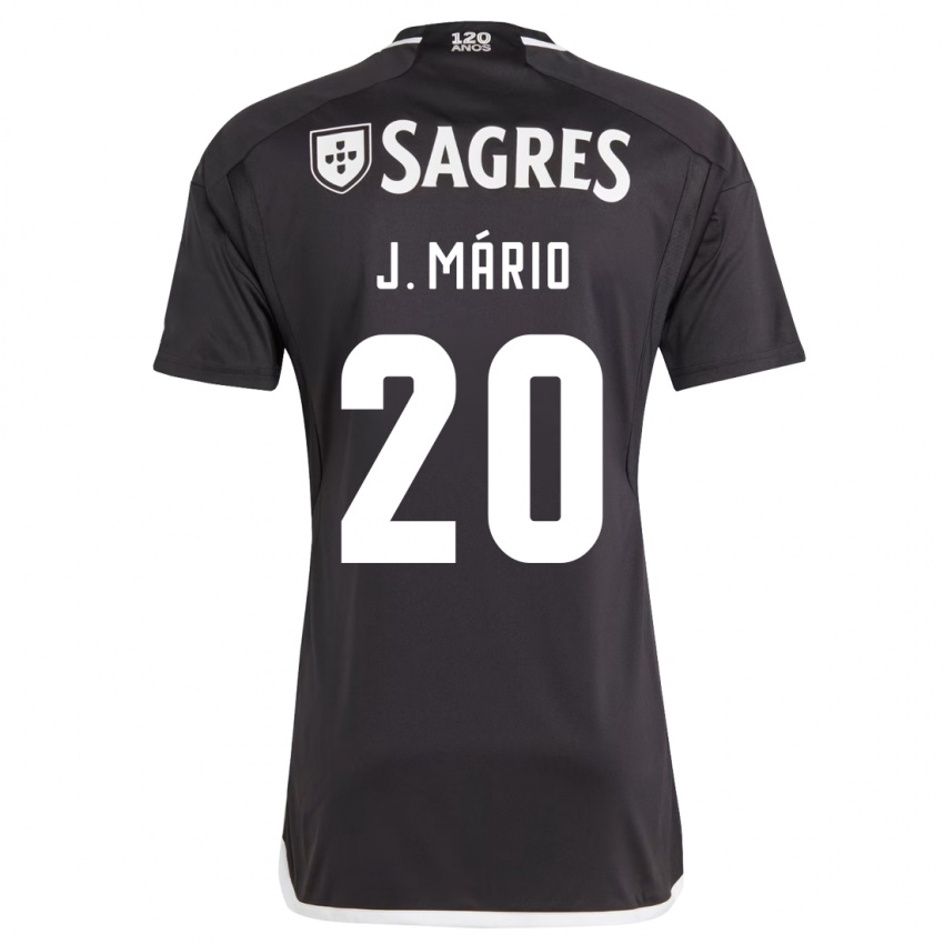 Niño Camiseta João Mário #20 Negro 2ª Equipación 2023/24 La Camisa México