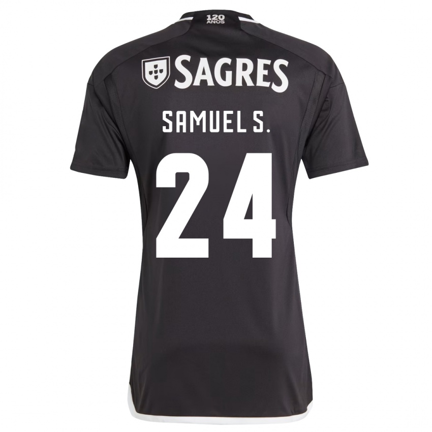 Niño Camiseta Samuel Soares #24 Negro 2ª Equipación 2023/24 La Camisa México