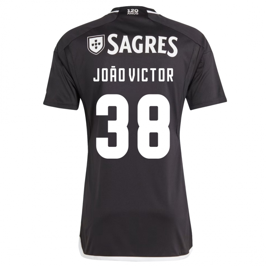 Niño Camiseta Joao Victor #38 Negro 2ª Equipación 2023/24 La Camisa México