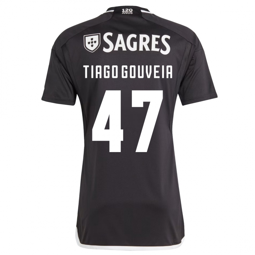 Niño Camiseta Tiago Gouveia #47 Negro 2ª Equipación 2023/24 La Camisa México