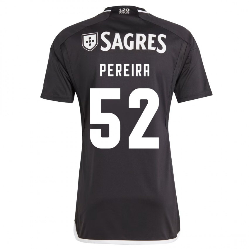 Niño Camiseta Henrique Pereira #52 Negro 2ª Equipación 2023/24 La Camisa México