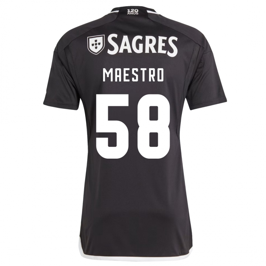 Niño Camiseta Maestro #58 Negro 2ª Equipación 2023/24 La Camisa México