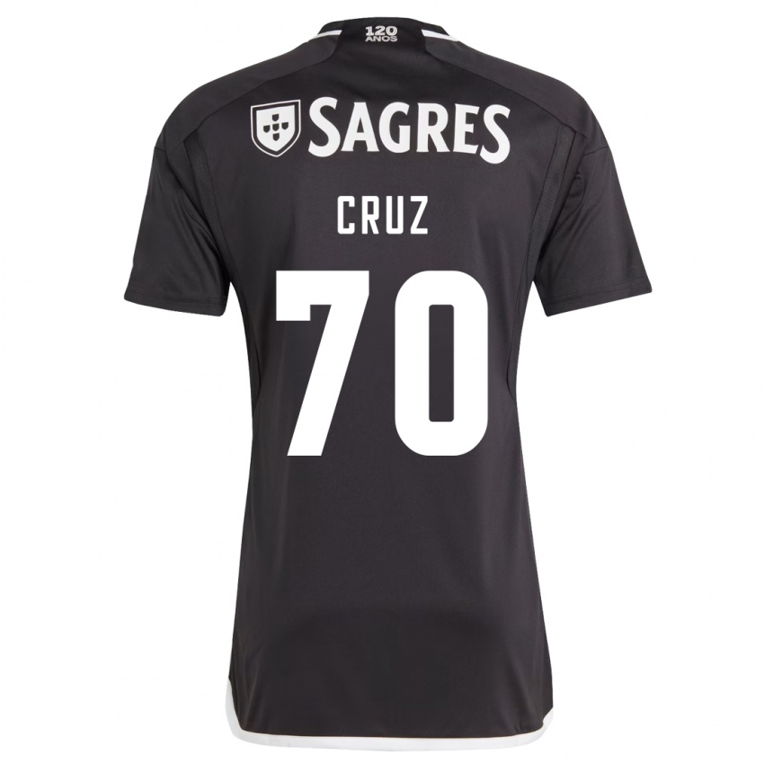 Niño Camiseta Filipe Cruz #70 Negro 2ª Equipación 2023/24 La Camisa México