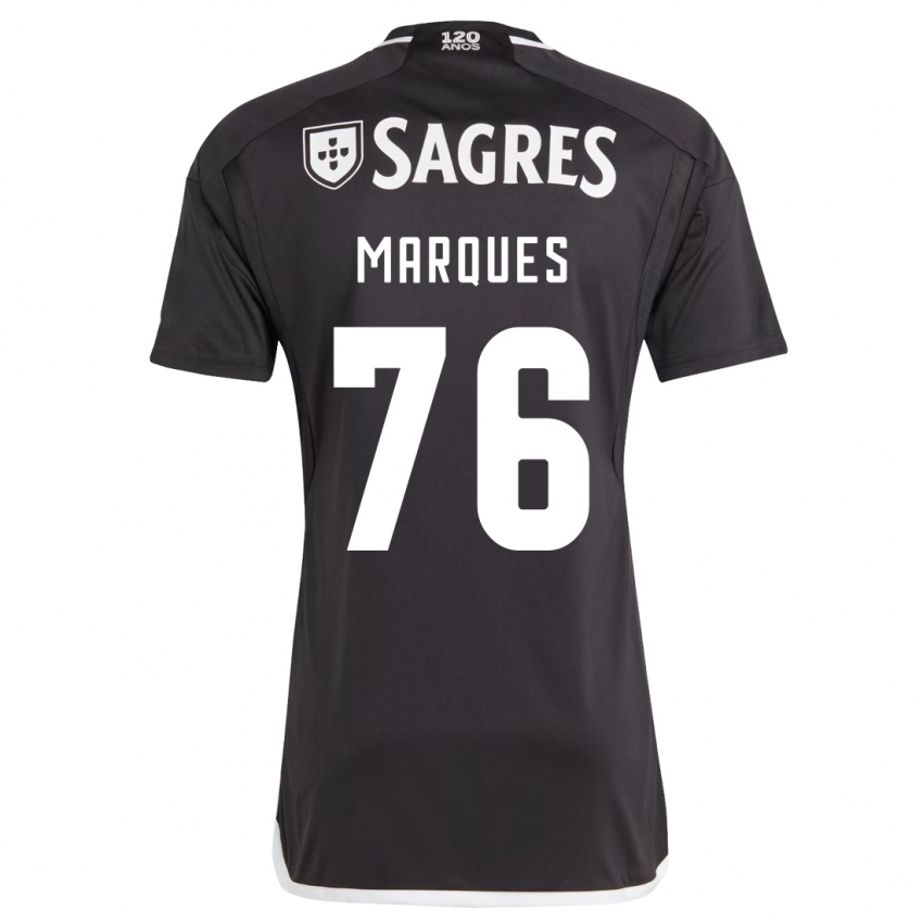 Niño Camiseta Gustavo Marques #76 Negro 2ª Equipación 2023/24 La Camisa México