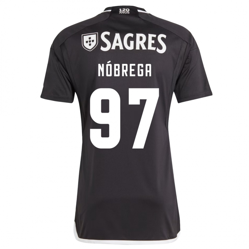 Niño Camiseta Ricardo Nóbrega #97 Negro 2ª Equipación 2023/24 La Camisa México