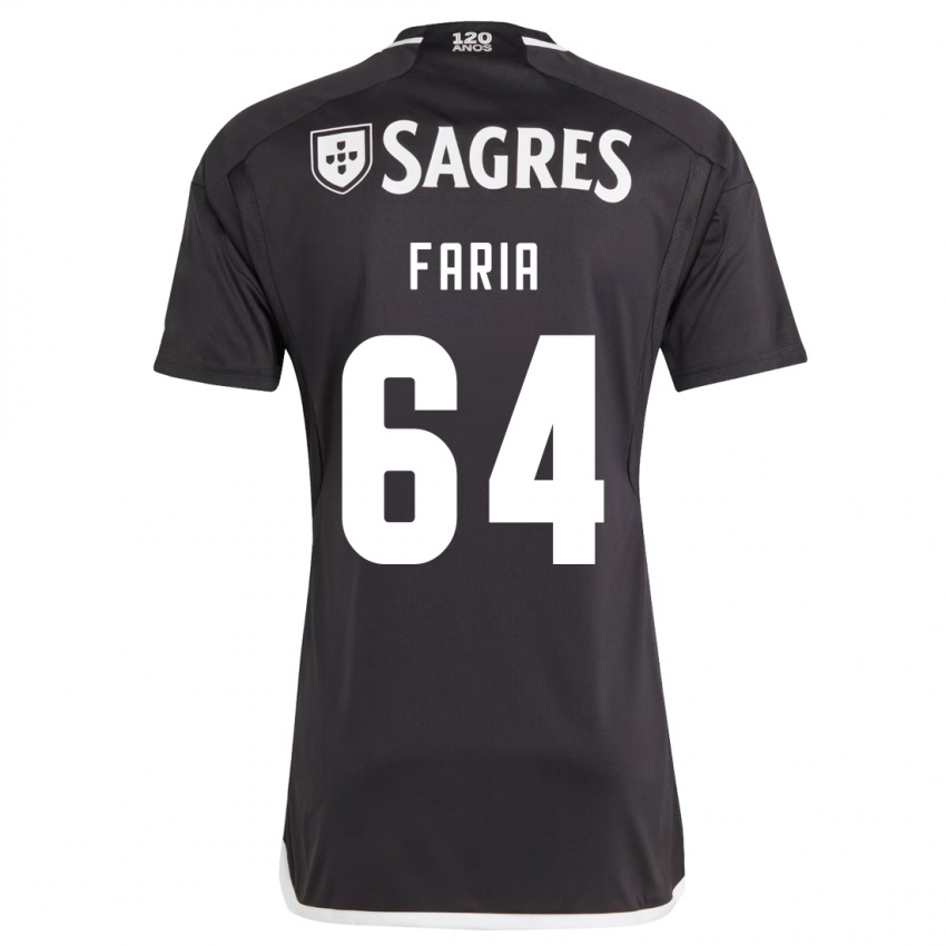 Niño Camiseta Hugo Faria #64 Negro 2ª Equipación 2023/24 La Camisa México