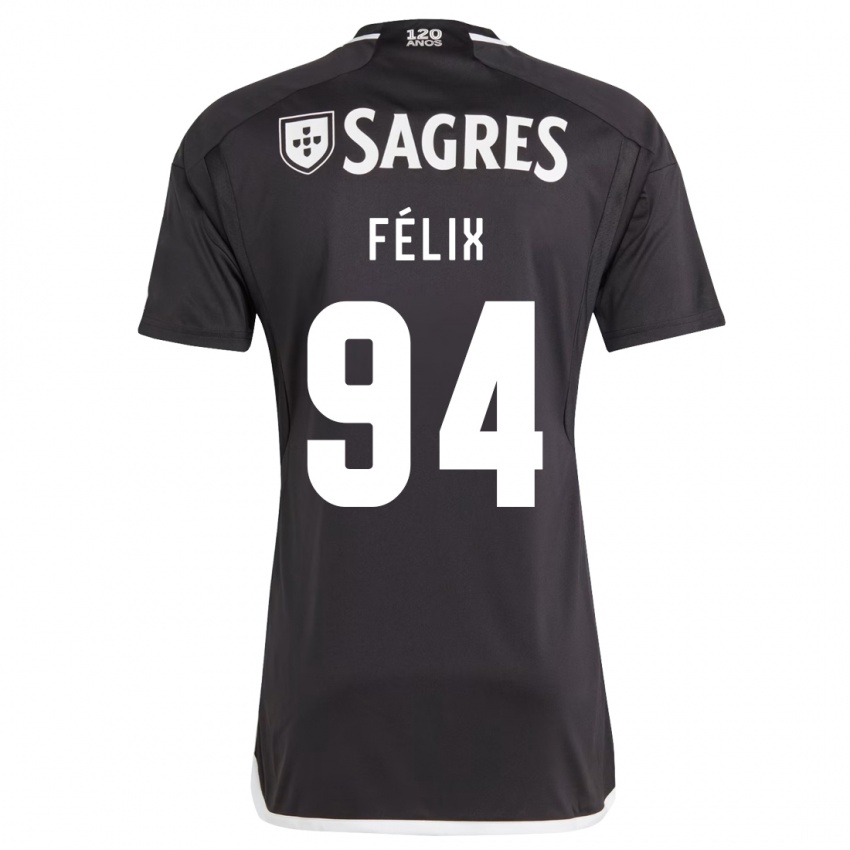 Niño Camiseta Hugo Félix #94 Negro 2ª Equipación 2023/24 La Camisa México