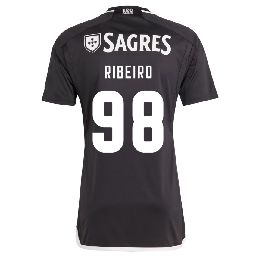 Niño Camiseta Ricardo Ribeiro #98 Negro 2ª Equipación 2023/24 La Camisa México