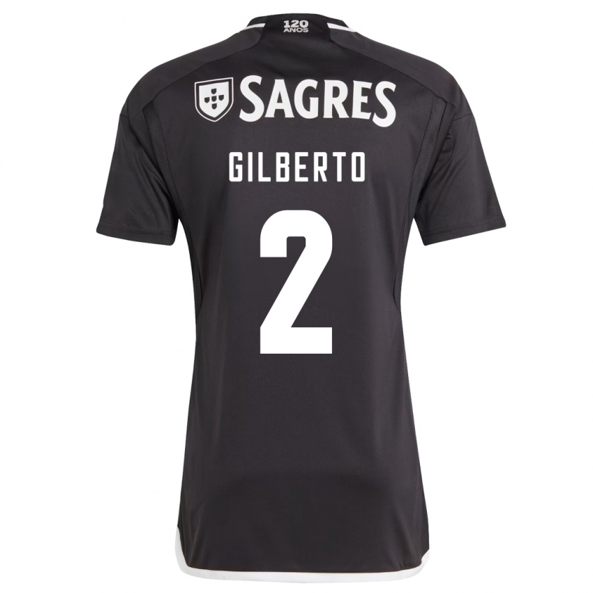 Niño Camiseta Gilberto #2 Negro 2ª Equipación 2023/24 La Camisa México