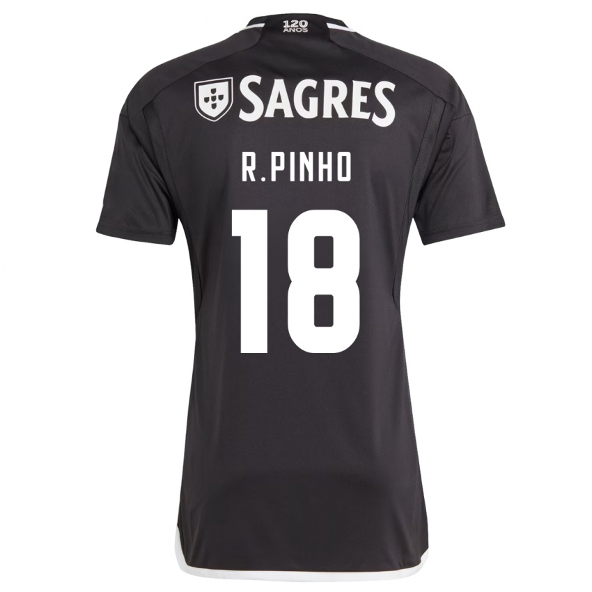 Niño Camiseta Rodrigo Pinho #18 Negro 2ª Equipación 2023/24 La Camisa México