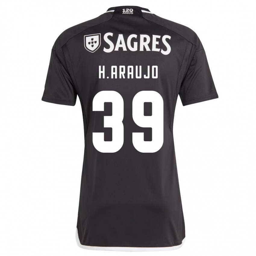 Niño Camiseta Henrique Araujo #39 Negro 2ª Equipación 2023/24 La Camisa México