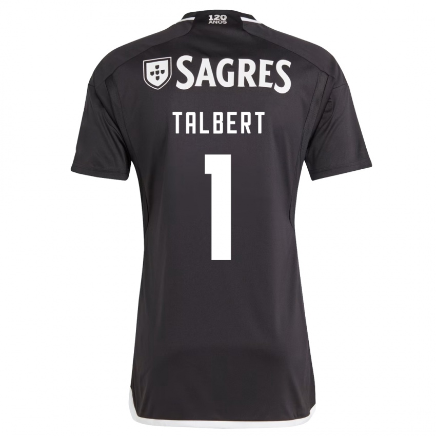 Niño Camiseta Katelin Talbert #1 Negro 2ª Equipación 2023/24 La Camisa México