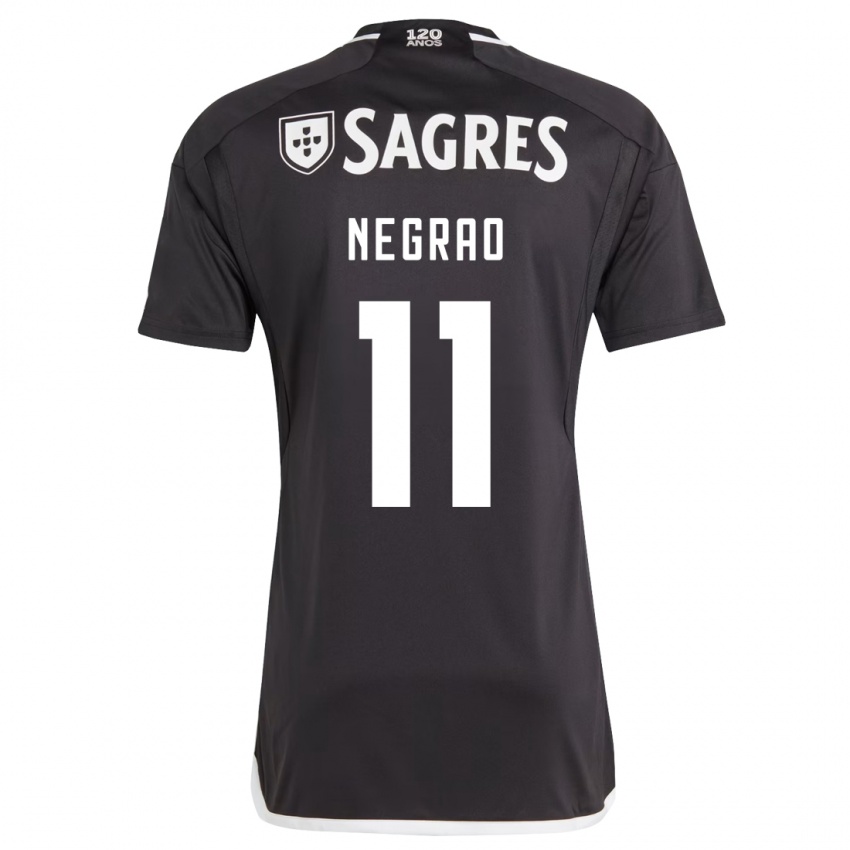 Niño Camiseta Maria Negrao #11 Negro 2ª Equipación 2023/24 La Camisa México