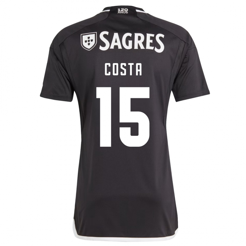 Niño Camiseta Carole Costa #15 Negro 2ª Equipación 2023/24 La Camisa México