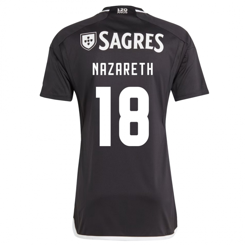 Niño Camiseta Kika Nazareth #18 Negro 2ª Equipación 2023/24 La Camisa México