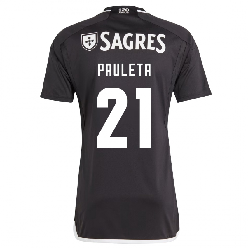 Niño Camiseta Pauleta #21 Negro 2ª Equipación 2023/24 La Camisa México
