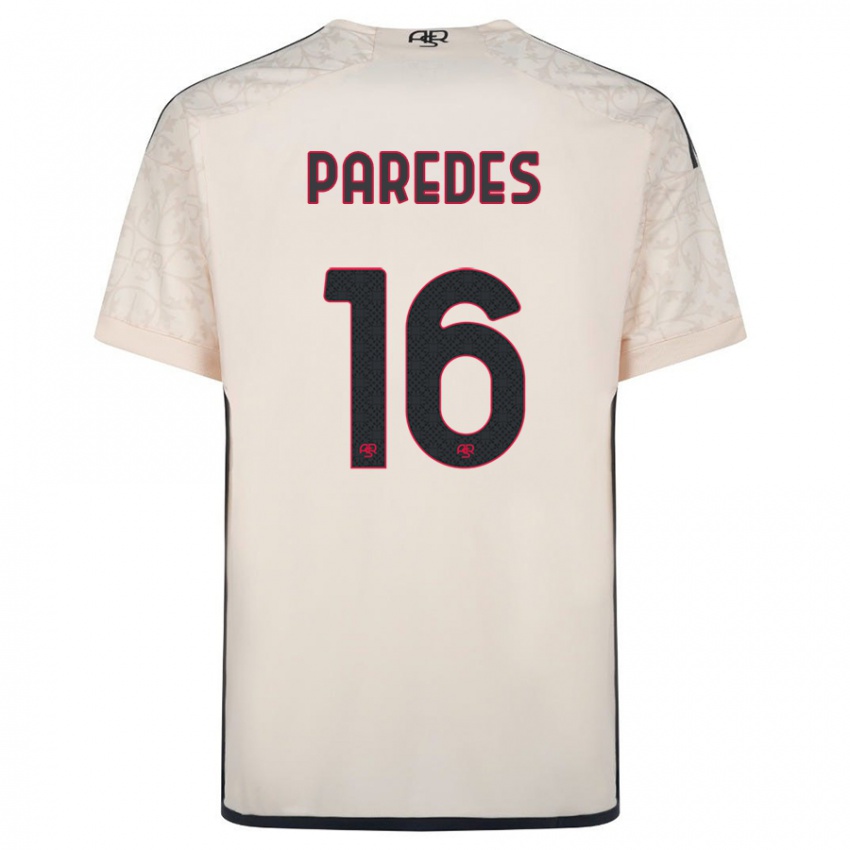 Niño Camiseta Leandro Paredes #16 Blanquecino 2ª Equipación 2023/24 La Camisa México