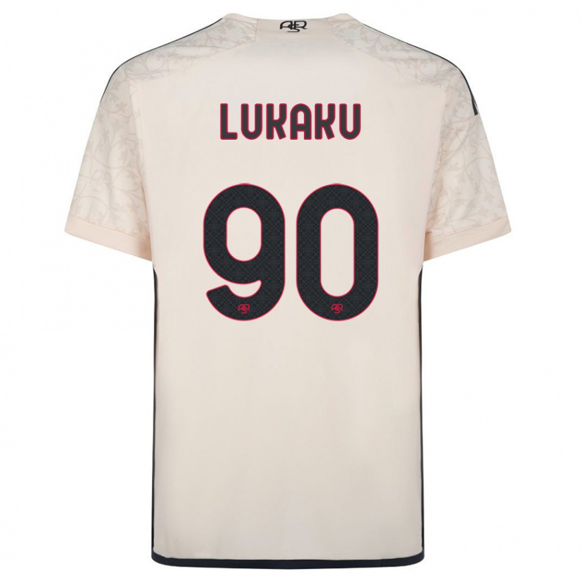 Niño Camiseta Romelu Lukaku #90 Blanquecino 2ª Equipación 2023/24 La Camisa México