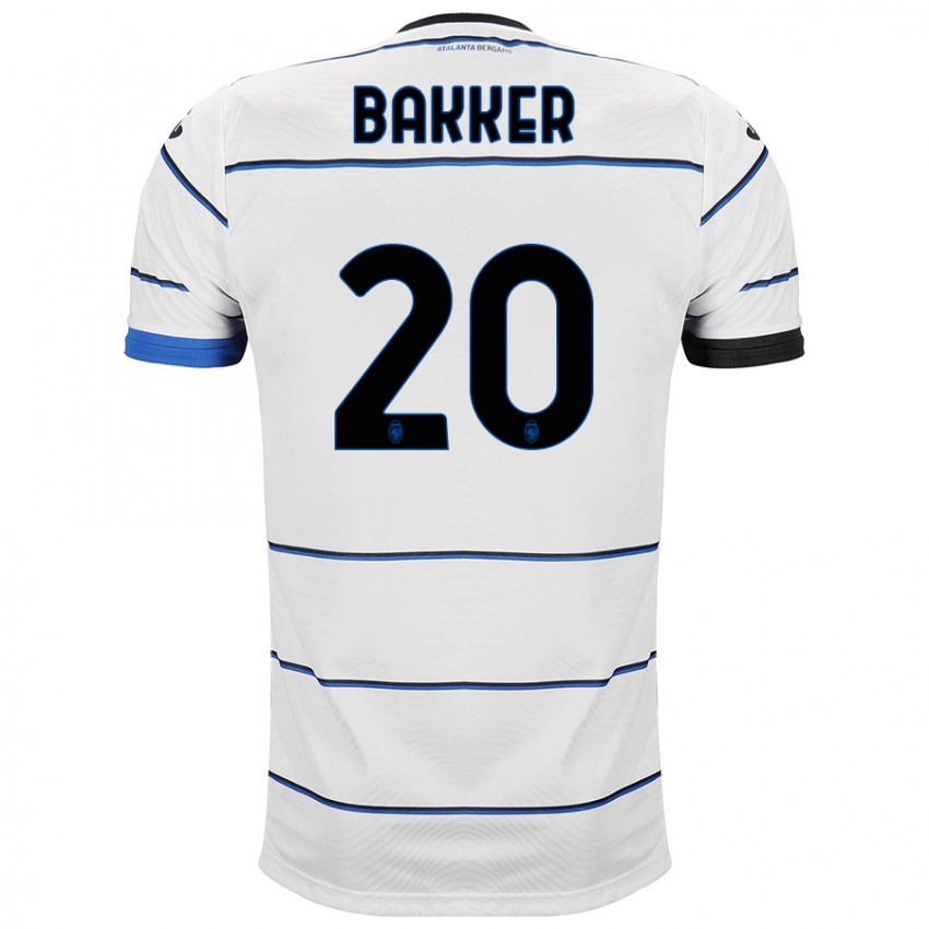 Niño Camiseta Mitchel Bakker #20 Blanco 2ª Equipación 2023/24 La Camisa México