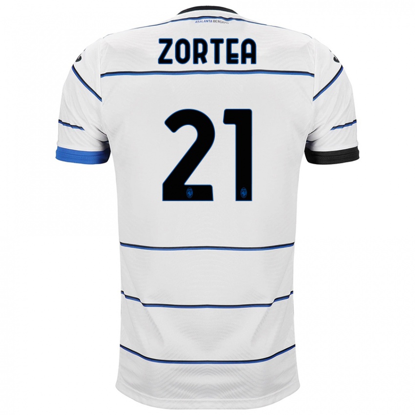 Niño Camiseta Nadir Zortea #21 Blanco 2ª Equipación 2023/24 La Camisa México