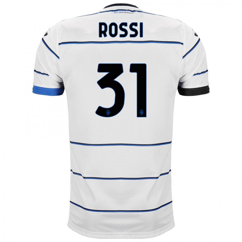 Niño Camiseta Francesco Rossi #31 Blanco 2ª Equipación 2023/24 La Camisa México