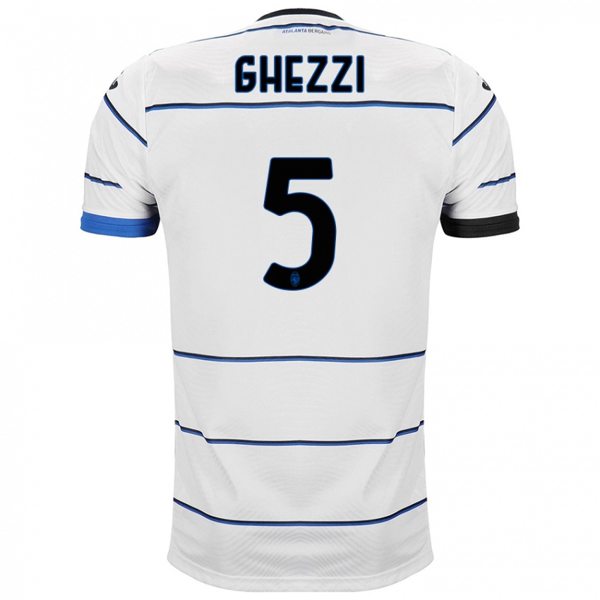 Niño Camiseta Samuele Ghezzi #5 Blanco 2ª Equipación 2023/24 La Camisa México